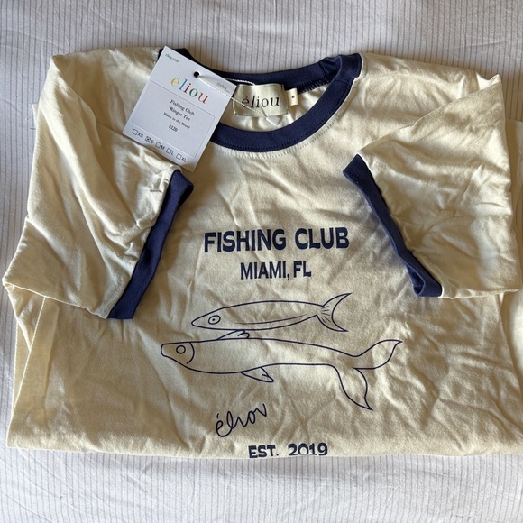 Eliou Fishing Club Ringer Tee - Picture 4 of 4